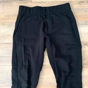 Fabletics French Terry Black Joggers